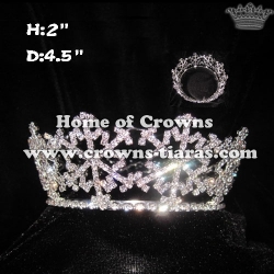 Full Round Crystal Snowflake Crowns Christmas Crowns