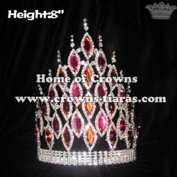 8in Spike Queen Diamond Crowns