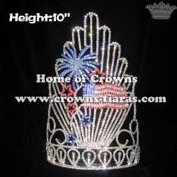 4th of July Firework Crystal Pageant Crowns