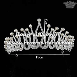 Unique Beauty Wedding Pearl Crowns