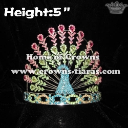 Wholesale Pageant Crystal Peacock Crowns