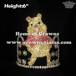Crystal Winnie Pooh Bear Pageant Crowns