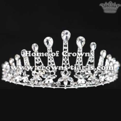 Beauty Diamond Tiaras In Flower Shaped