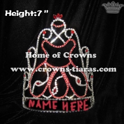 Red Angle Girl Pageant Crowns