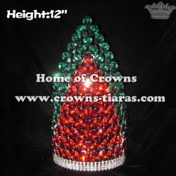 12in Crystal Lighting Up Pageant Crowns