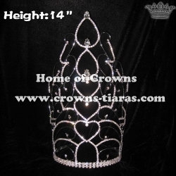 14inch Heart Shaped Wholesale Pageant Crowns