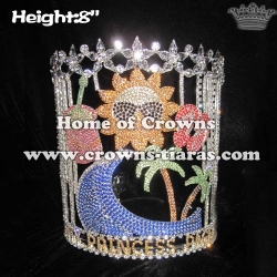 Wholesale Crystal Plam Tree Slipper Pageant Crowns