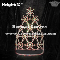10in Height Wholesale Snowflake Pageant Crowns