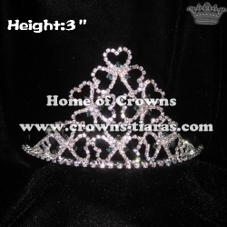 3inch Shamrock Crystal Pageant Crowns