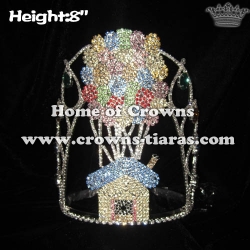 Wholesale Crystal Balloon Pageant Queen Crowns