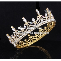 Unique Crystal Full Round Pageant Queen Crowns