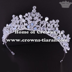 Gorgeous Alloy Wedding Tiaras With Handmade Crystal Beads