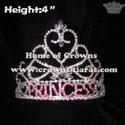 Rhinestones Pageant Crowns With Letter Princess