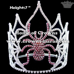7inch Rhinestone Crystal Pageant Spider Crowns