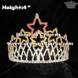 4inch Star Rhinestone Pageant Crowns