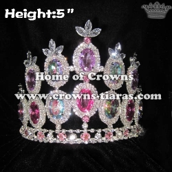 5inch Big Diamond Pageant Queen Crowns