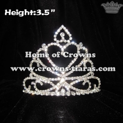 3.5inch Heart ShapedTiaras And Crowns