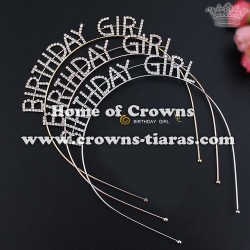 Fashion Rhinestone BIRTHDAY GIRL birthday tiaras