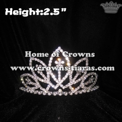 Mini Crystal Flower Small Crowns Tiaras