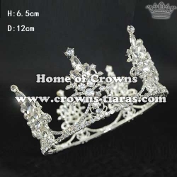 Wholesale Full Round Pageant Queen Crowns With Diamonds