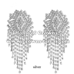 Fashion Rhinestone Party Queen Earrings