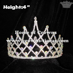 Unique Crystal Wholesale Queen Crowns With AB Diamonds