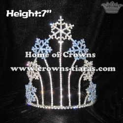 7inch Crystal Snowflake Christmas Crowns