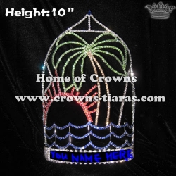 10inch Tall Plam Tree Summer Pageant Crowns