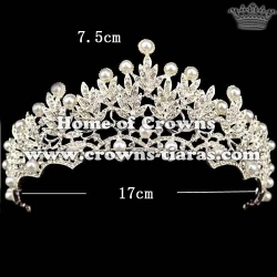 Hot Selling Crystal Flower Wedding Crowns