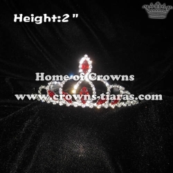 2in Height Mini Red Diamond Crowns