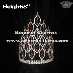 Wholesale 8inch Height Pageant Spike Crowns