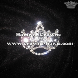 Crowns Pin With Big Diamond