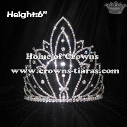 All Clear Crystal Rhinestone Pageant Princess Crowns