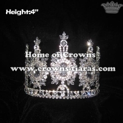 4in Crystal Rhinestones Pageant Crowns