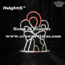 5inch Crystal Candy Cane Christmas Crowns
