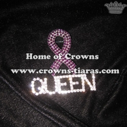 Crystal Ribbon Shaped Queen Pins