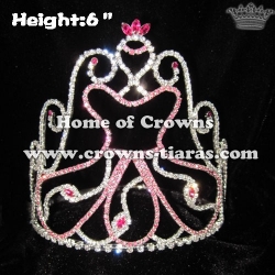 Pink Dancing Girl Pageant Crowns