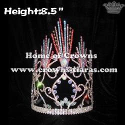 Wholesale Straight Colorful Spike Pageant Crowns
