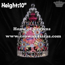 10in Height Custom Troll Pageant Crowns