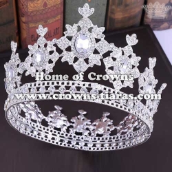 Crystal Diamond Full Round Pageant Queen Crowns
