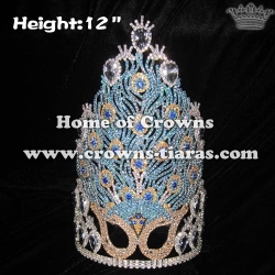Mask Peacock Beauty Unique Pageant Crowns