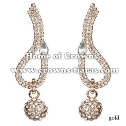 Wholesale Crystal Rhinestone With dangle Ball