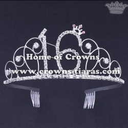 Wholesale Crystal Children Young Birthday Crowns