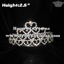 Crystal Heart Pageant Crowns