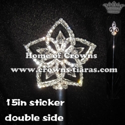 Star Rhinestone Pageant Scepters