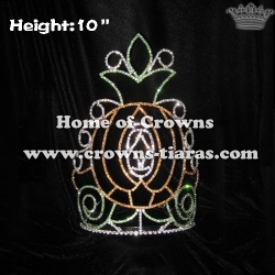 10inch Pumpkin Halloween Pageant Crowns