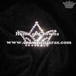 Crystal Crowns Pins Sash Pins