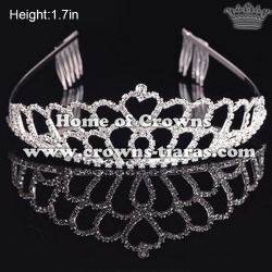 Rhinestone Heart Shaped Pageant Tiaras