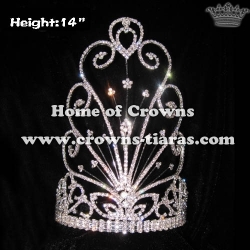 14inch Rhinestone Wholesale Crowns