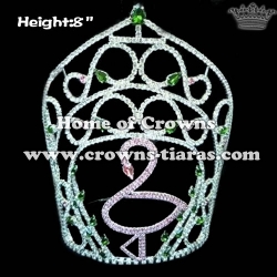 Crystal Pageant Flamingo Crowns